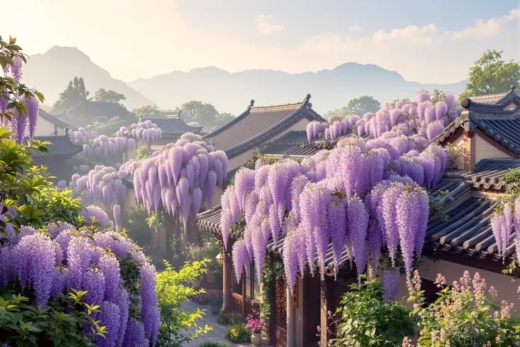 爱看电影网品牌形象 - 紫藤花园